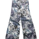 Parisian Spodnie Damskie Wzór Kwiatowy M/L Fiolet Szary - zdjęcie 2