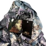 Parisian Spodnie Damskie Wzór Kwiatowy M/L Fiolet Szary - zdjęcie 3