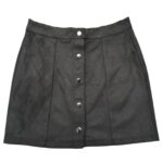 Primark Spódnica Damska Zamsz Czarna EU 34 XS - zdjęcie 1