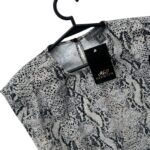 Primark Bluzka Wężowy Wzór Wiązanie S EU 36 - zdjęcie 2