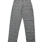 Ishu Spodnie Damskie W Kratkę Czarny Biały L 40 EU - zdjęcie 1