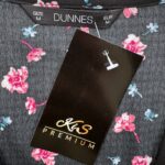 Dunnes Czarna Damska Bluzka w Kwiaty M 38 EU - zdjęcie 2