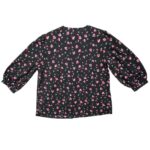 Dunnes Czarna Damska Bluzka w Kwiaty M 38 EU - zdjęcie 3