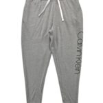 Calvin Klein Szare Dresowe Spodnie z Logo S 36 EU - zdjęcie 1