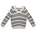 Papaya Akrylowy Sweter w Paski M 38 EU