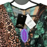Elle Style Sukienka Wielokolorowa z Motywem Zwierzęcym ONE SIZE - zdjęcie 2
