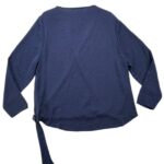 George Granatowa Bluzka w Kopertowy Fason 48 EU - zdjęcie 3