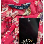 Dunnes Czerwona Koszulowa Bluzka w Kwiaty 48 EU - zdjęcie 3