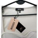 Missguided Body Damskie Białe Prążek L 40 EU - zdjęcie 2