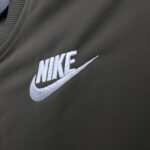 Nike Bluza Dziecięca Khaki Róż Logo 122 128 CM - zdjęcie 2