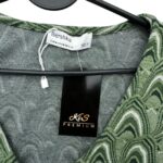 Bershka Zielona Damska Bluzka z Wiązaniem M 38 EU - zdjęcie 2