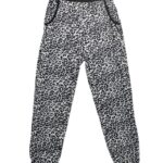 QED London Dresowe Spodnie w Panterkę S 36 EU - zdjęcie 1