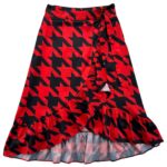 Missi London Spódnica Asymetryczna w Pepitkę S 36 EU - zdjęcie 1