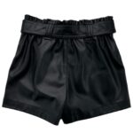 River Island Czarne Skórzane Szorty 146 CM 11 LAT - zdjęcie 3