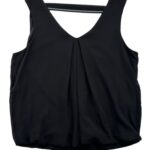 Only Czarna Elegancka Bluzka Bez Rękawów M 38 EU