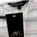 New Look Damska Bluzka w Kratkę M 38 EU - zdjęcie 2