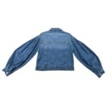 Damska Jeansowa Kurtka z Bufiastymi Rękawami XL 42 EU - zdjęcie 2