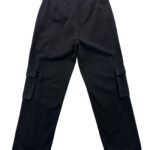 Shein Damskie Czarne Jeansowe Spodnie Typu Cargo L 40 EU - zdjęcie 3