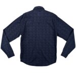 Luke Granatowa Wzorzysta Koszula Męska L 40 EU - zdjęcie 4