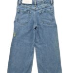 Ambition Apparel Dziewczęce Spodnie Jeansowe w Haftowane Motyle 3 / 4 LAT 98 - 104 CM - zdjęcie 3