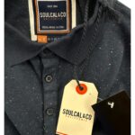 SoulCalCO Granatowa Męska Koszulka Polo S 36 EU - zdjęcie 2