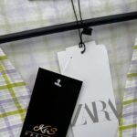 Zara Sukienka w Kratkę z Haftem M 38 EU - zdjęcie 2