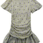 Zara Sukienka w Kratkę z Haftem M 38 EU - zdjęcie 3