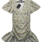 Zara Sukienka w Kratkę z Haftem M 38 EU - zdjęcie 1