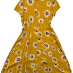 Dorothy Perkins Żółta Sukienka z Kwiatami XL 42 EU - zdjęcie 4