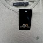 French Connection Koszulka Khaki z Subtelnym Logo S 36 EU - zdjęcie 2