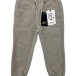 Ambition Apparel Spodnie Dziecięce Beż Popiel - zdjęcie 1