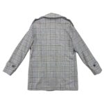 Primark Komplet Marynarka Spodnie Damski Szary Krata XS 34 EU - zdjęcie 4