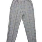 Primark Komplet Marynarka Spodnie Damski Szary Krata XS 34 EU - zdjęcie 1