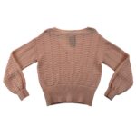 Papaya Sweter Ażurowy Damski Brzoskwiniowy S 36 EU - zdjęcie 3