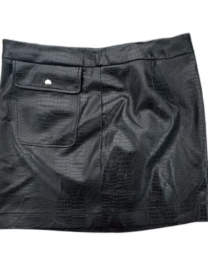 River Island Spódnica Damska Czarna Wzór Wąż XL 42 EU - zdjęcie 3