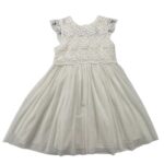 Tiulowa Sukienka Komunijna Dla Dziewczynki 5 / 6 LAT - zdjęcie 1