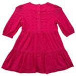 Matalan Różowa Dziecięca Sukienka z Haftem 110 CM 5 LAT - zdjęcie 3