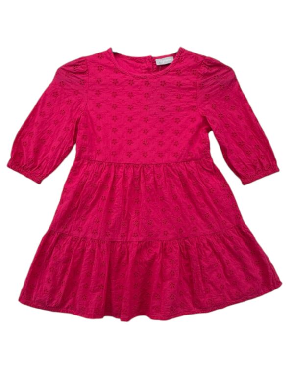 Matalan Różowa Dziecięca Sukienka z Haftem 110 CM 5 LAT