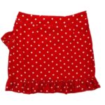 In The Style Spódnica Damska Czerwona W Grochy Kropki S 36 EU - zdjęcie 3