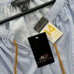 Primark Koszula w Paski z Haftowanymi Detalami XL 42 EU - zdjęcie 3