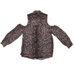 Top shop Damska Bluzka w Panterkę S 36 EU - zdjęcie 3