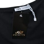 Zara Sukienka Damska Czarna Prosta Dopasowana L 40 EU - zdjęcie 2