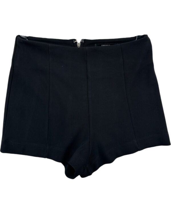 Forever 21 Czarne Szorty z Zamkiem S 36 EU