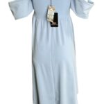 Boohoo Pastelowa Sukienka z Odkrytymi Ramionami L 40 EU - zdjęcie 2