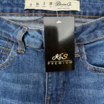 Denim Co. Damskie Jeansy z Przetarciami Slim Fit XS 34 EU - zdjęcie 2