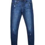 Denim Co. Damskie Jeansy z Przetarciami Slim Fit XS 34 EU - zdjęcie 1