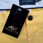 MS Spodnie Męskie Żółte Tapered Leg XL 42 EU - zdjęcie 2