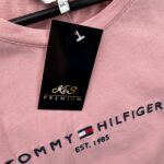 Tommy Hilfiger Koszulka T-shirt Damski Różowy Logo XXL 44 EU - zdjęcie 2