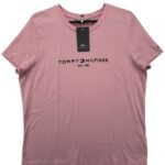Tommy Hilfiger Koszulka T-shirt Damski Różowy Logo XXL 44 EU - zdjęcie 1