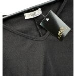 Amir Fashion Sukienka Tunika Damska Czarna Klasyczna - zdjęcie 3